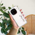 Customize Name Transparent Silicon Case For iQOO 12 5G