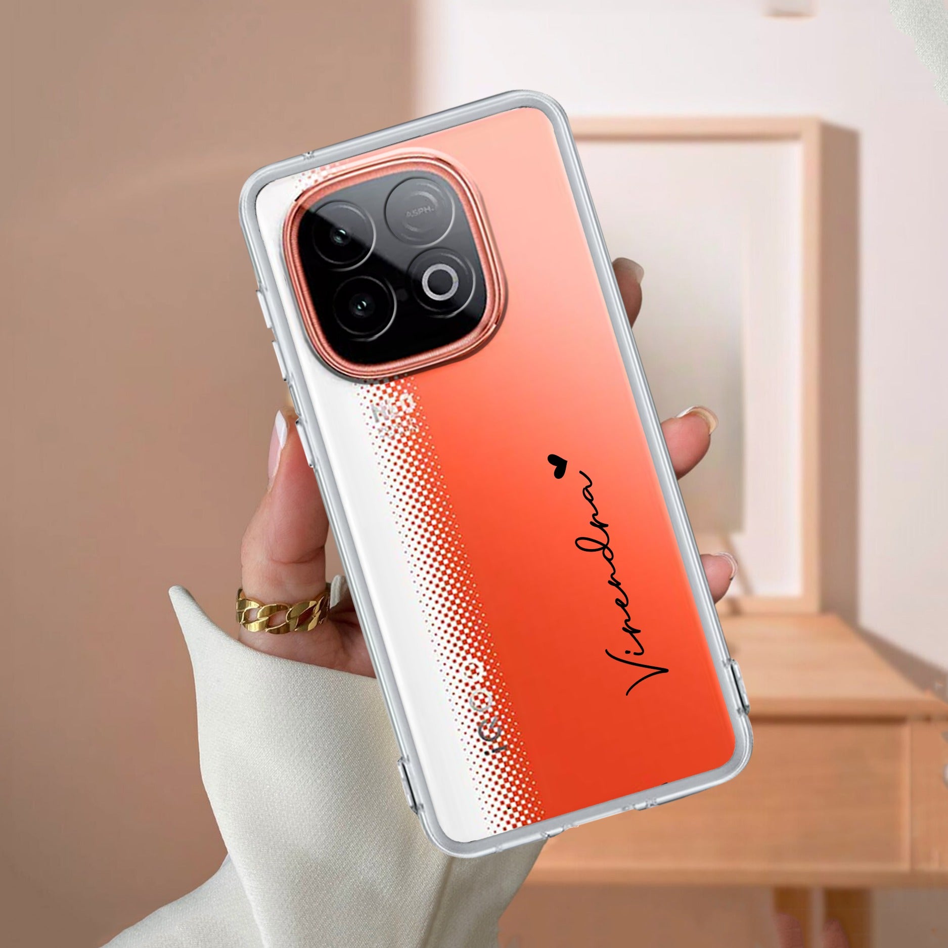 Customize Name Transparent Silicon Case For iQOO Neo 10 5G