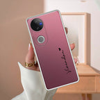 Customize Name Transparent Silicon Case For iQOO - ShopOnCliQ