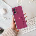 Customize Name Anti Yellow Case For Motorola G96 5G