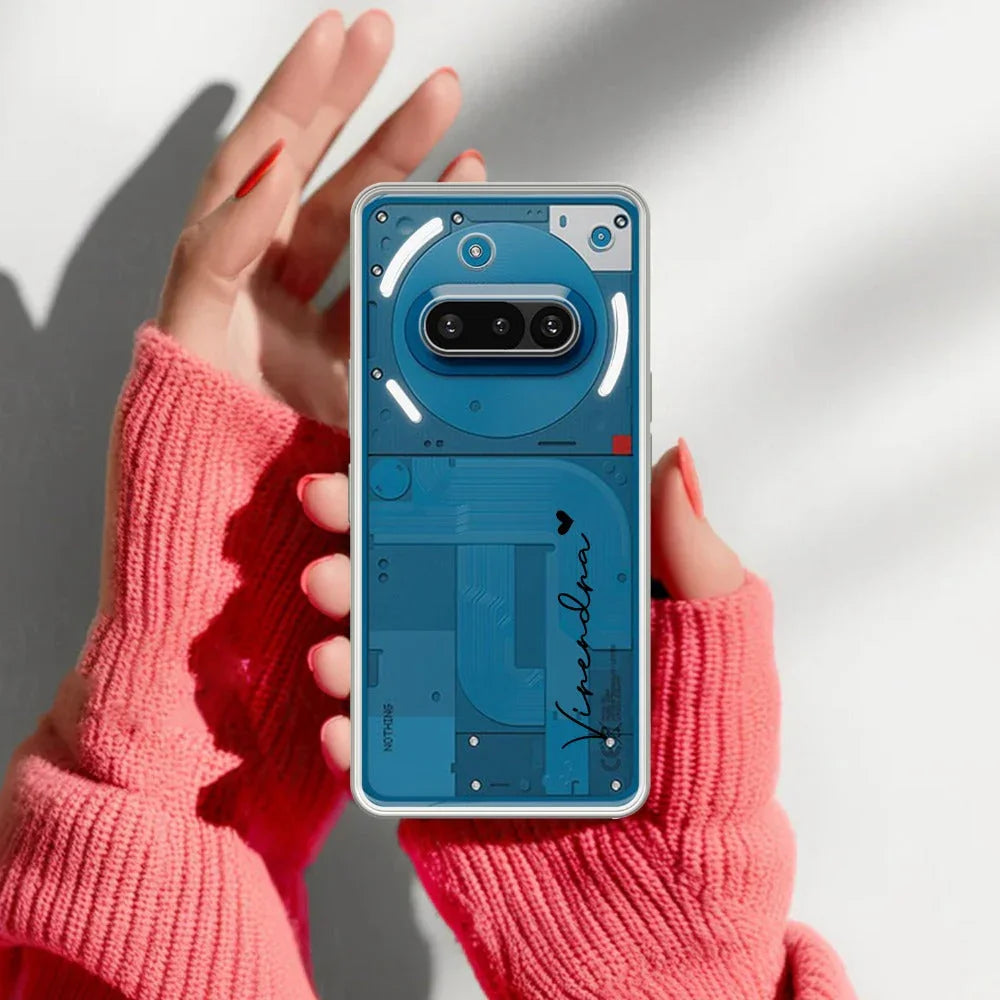 Customize Name Anti Yellow Clear Phone Case For Nothing - ShopOnCliQ