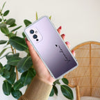 Customize Name Transparent Silicon Case For OnePlus 10R 5G