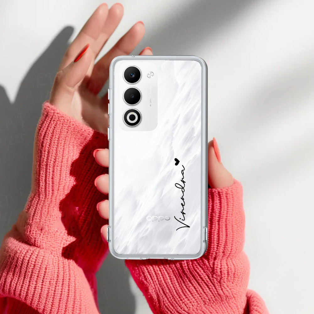 Customize Name Anti Yellow Case For Oppo A5 5G
