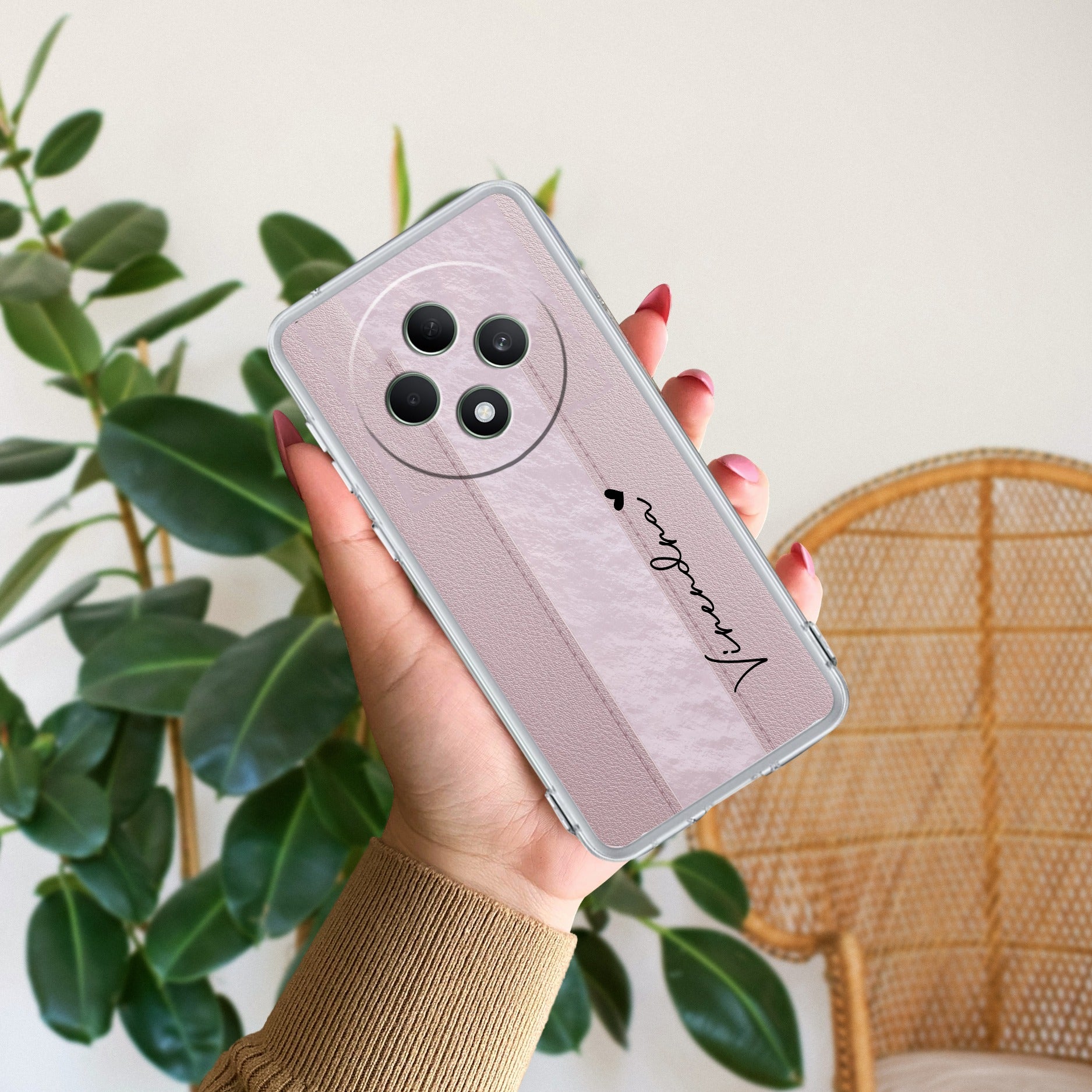 Customize Name Anti Yellow Case For Oppo F27 5G