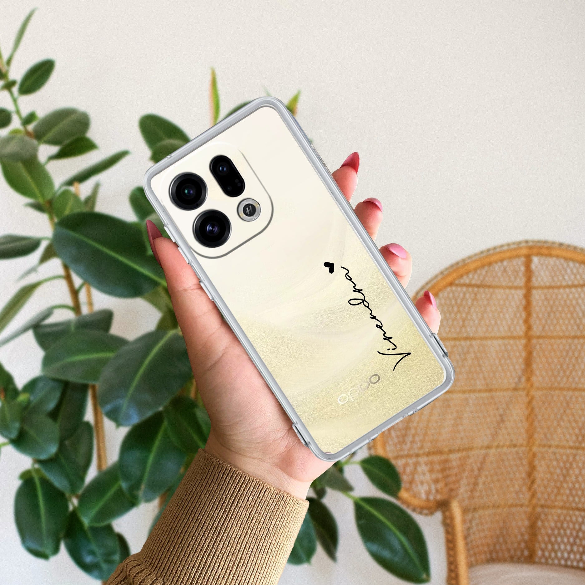 Customize Name Anti Yellow Case For Oppo Find X9 5G