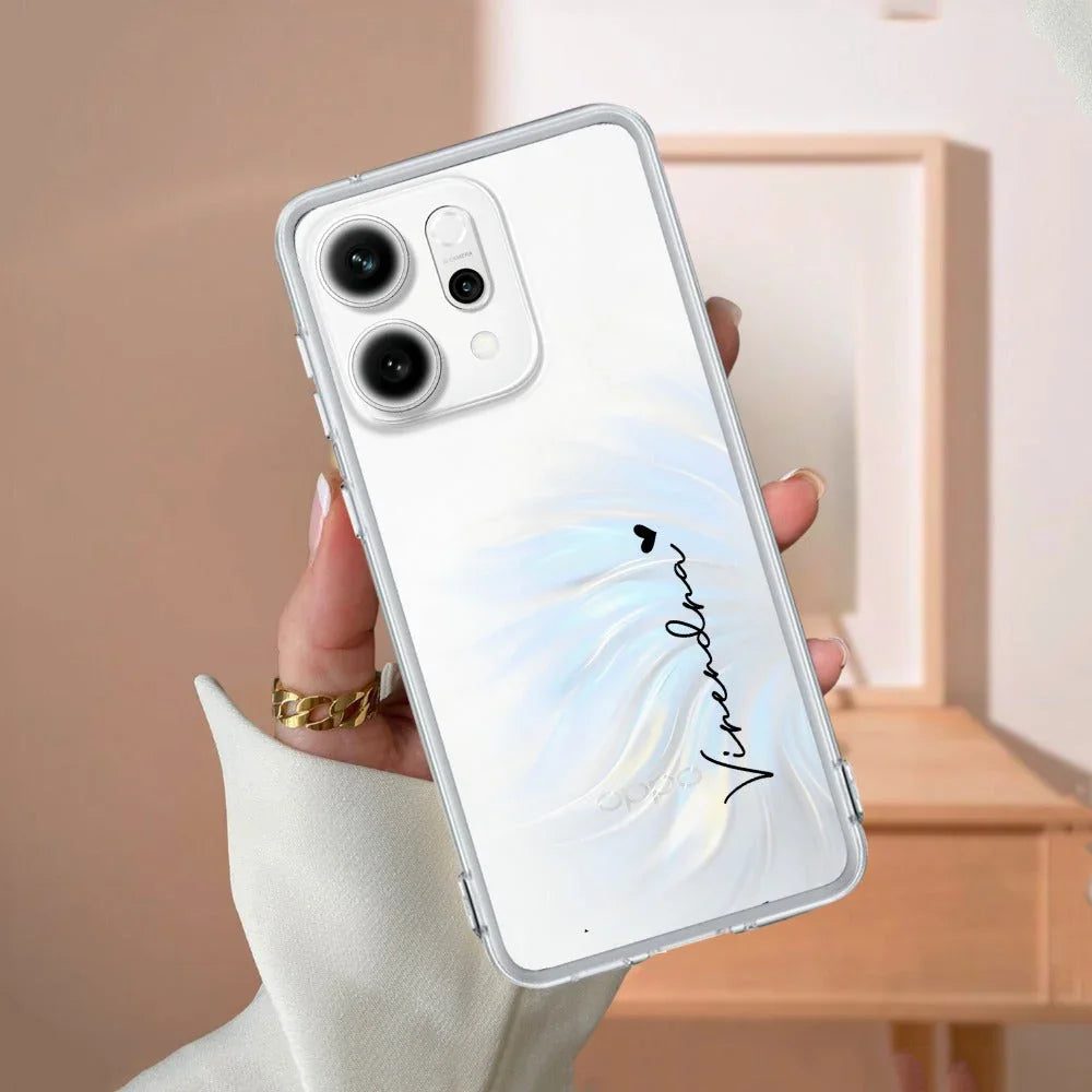 Customize Name Anti Yellow Clear Phone Case For Oppo - ShopOnCliQ
