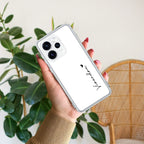 Customize Name Transparent Silicon Case For Oppo F31 Pro 5G