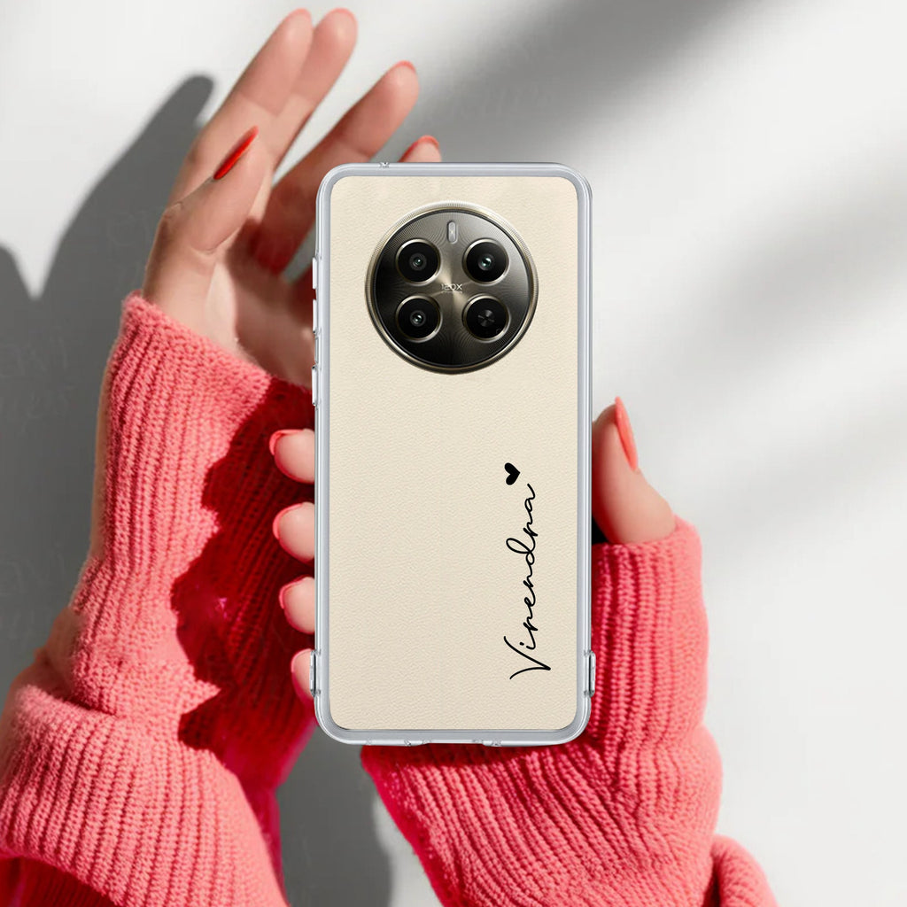 Customize Name Anti Yelllow Case For Realme Narzo 70 5G