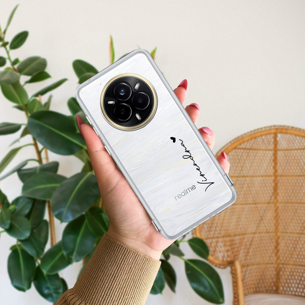 Customize Name Anti Yelllow Case For Realme 14 Pro Plus 5G