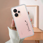 Customize Name Transparent Silicon Case For Realme/Narzo - ShopOnCliQ