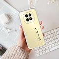 Customize Name Transparent Silicon Case For Oppo A54