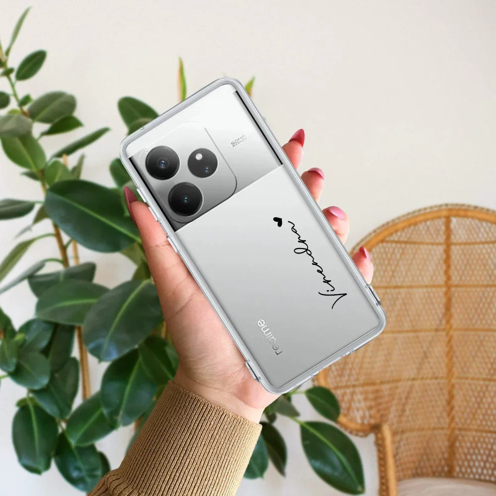 Customize Name Anti Yellow Clear Phone Case For Realme/Narzo - ShopOnCliQ