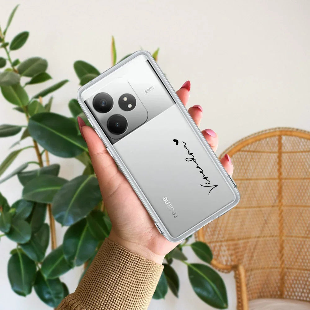 Customize Name Anti Yellow Clear Phone Case For Realme/Narzo - ShopOnCliQ