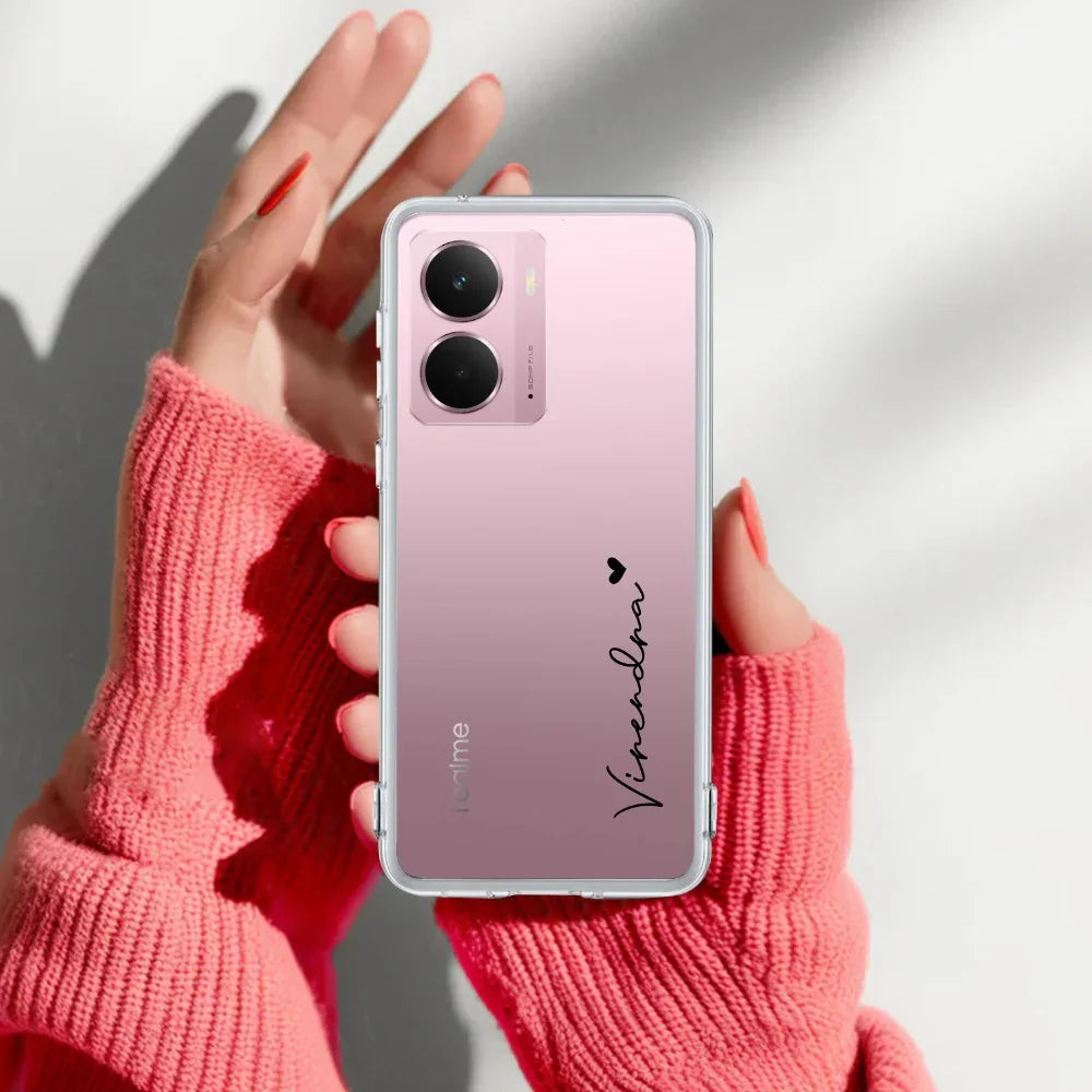 Customize Name Anti Yellow Clear Phone Case For Realme/Narzo - ShopOnCliQ