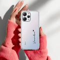 Customize Name Transparent Silicon Case For Redmi 13 5G