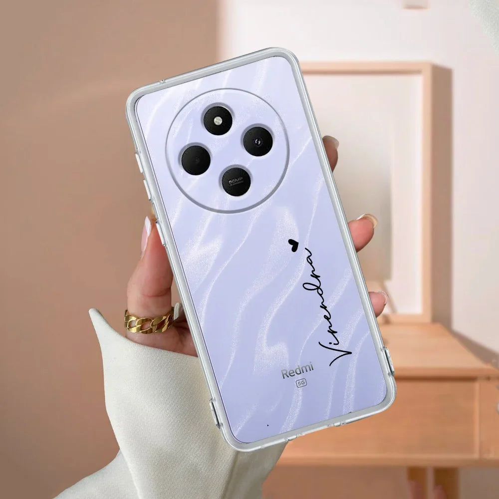Customize Name Transparent Silicon Case For Redmi/Xiaomi - ShopOnCliQ