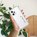 Customize Name Transparent Silicon Case For Redmi 13C 5G