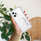 Customize Name Transparent Silicon Case For Redmi 13C 5G