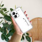 Customize Name Transparent Silicon Case For Redmi Note 13 Pro Plus 5G