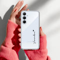 Customize Name Anti Yellow Case For Samsung Galaxy A57 5G