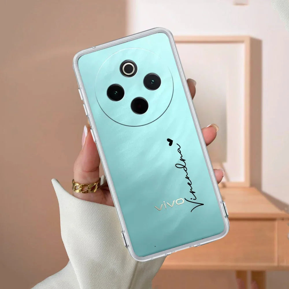 Customize Name Anti Yellow Clear Phone Case For Vivo - ShopOnCliQ