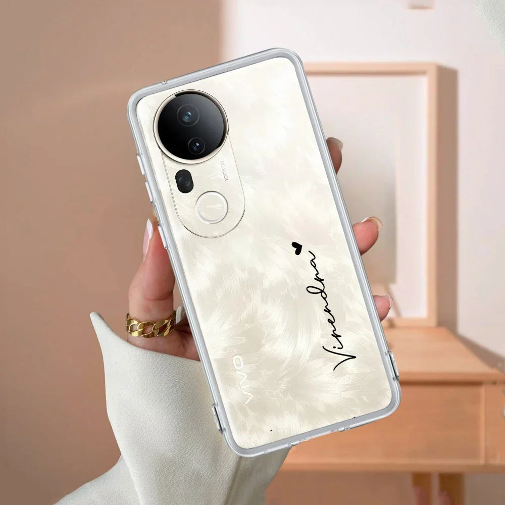 Customize Name Transparent Silicon Case For Vivo - ShopOnCliQ