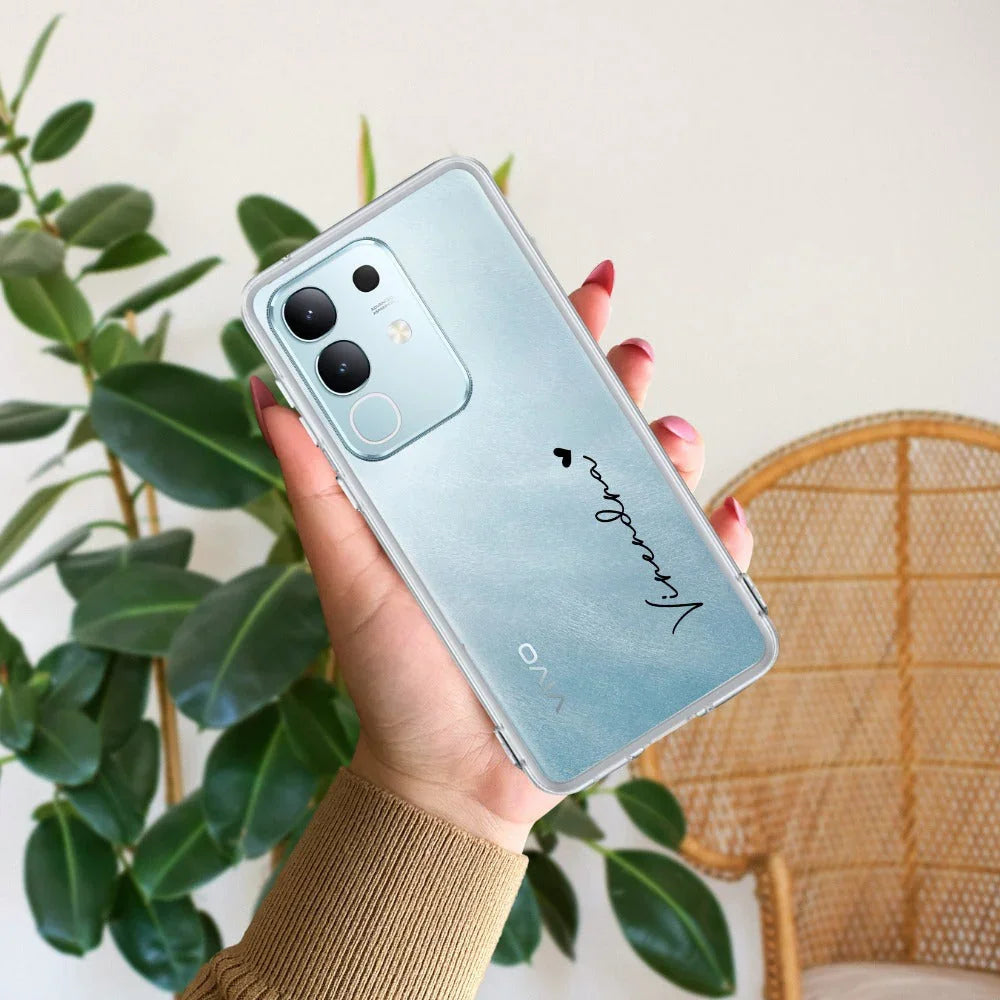 Customize Name Transparent Silicon Case For Vivo - ShopOnCliQ