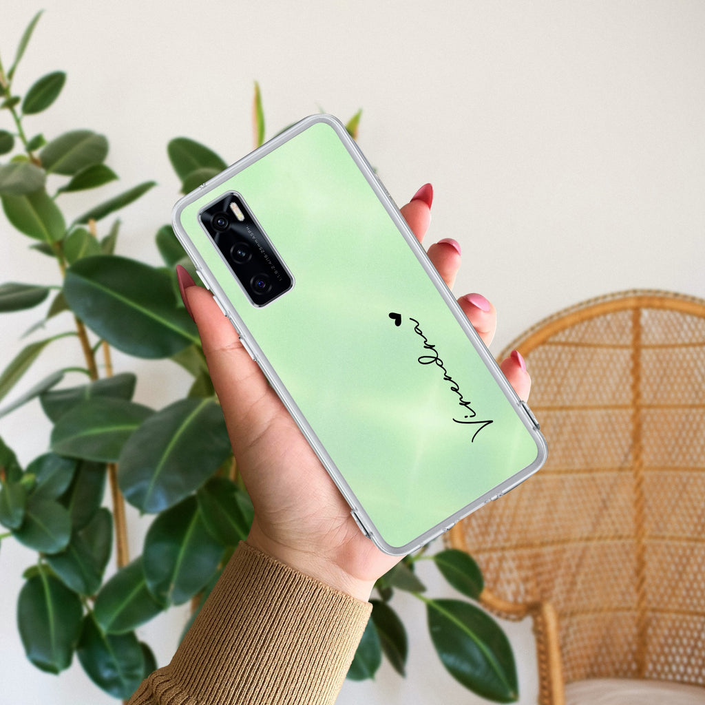 Happy Tea Time Transparent Silicon Case For Vivo V60e 5G