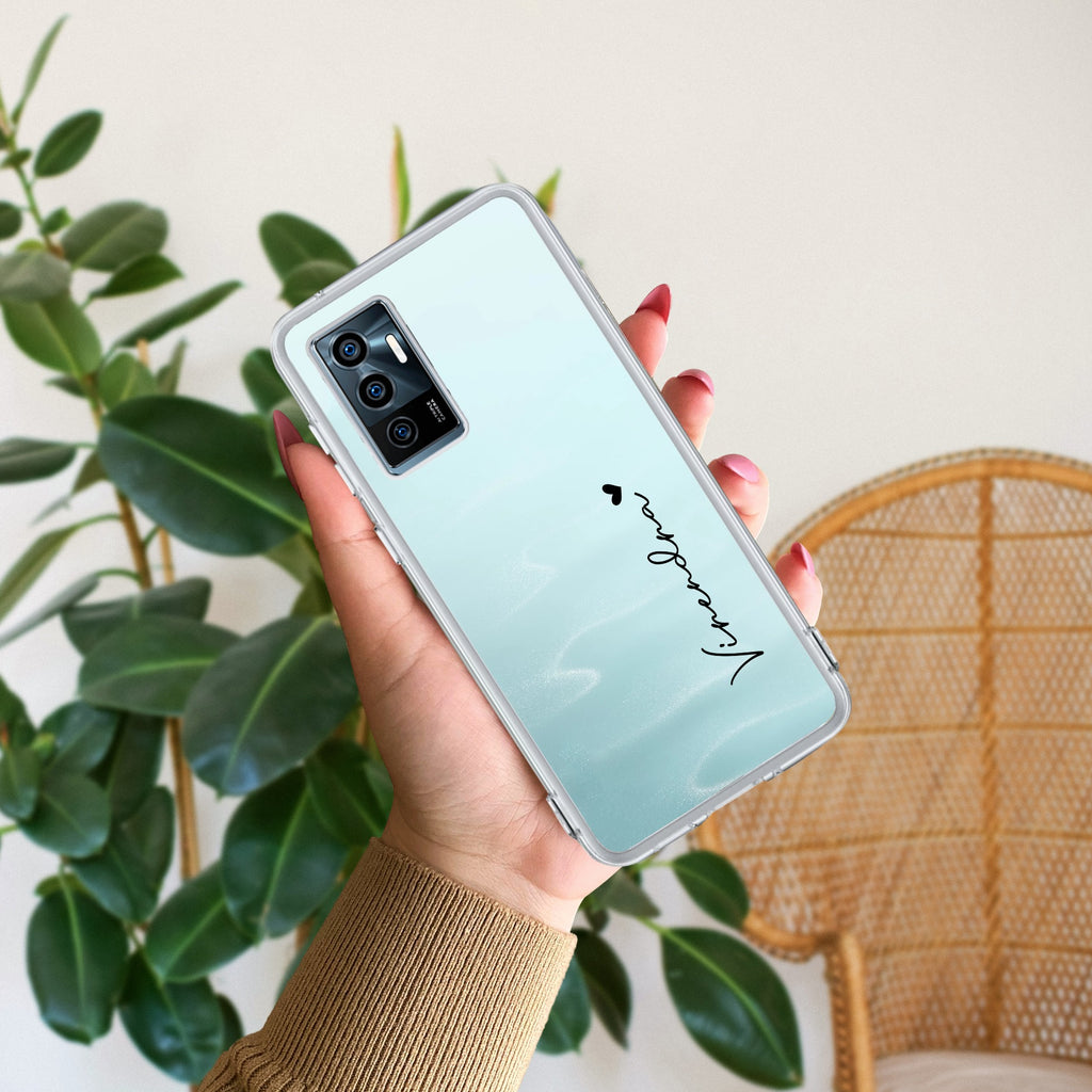 Customize Name Anti Yellow Case For Vivo Y75 4G