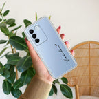 Customize Name Transparent Silicon Case For Vivo V27 5G / Vivo V27 Pro 5G