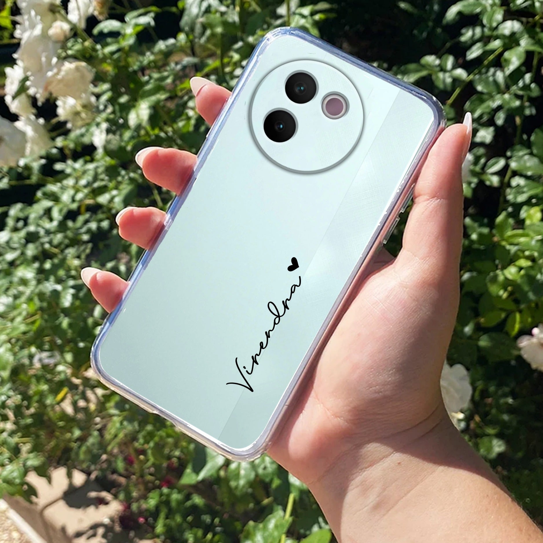 Customize Name Anti Yellow Case For Vivo V30e 5G
