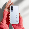 Customize Name Transparent Silicon Case For Vivo V70 FE 5G
