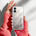 Customize Name Transparent Silicon Case For Vivo Y19e