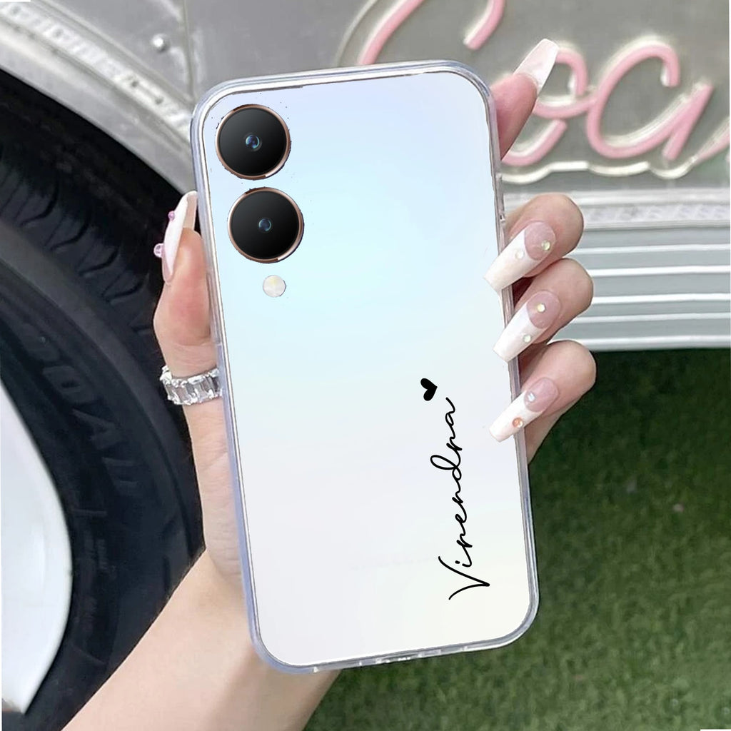 Customize Name Anti Yellow Case For Vivo Y28 5G