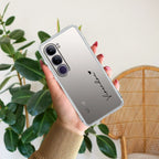 Customize Name Transparent Silicon Case For Vivo Y300 5G
