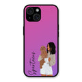 Customize Pet Name Glass Case For iPhone 15 Plus