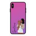 Customize Pet Name Glass Case For iPhone XS Max
