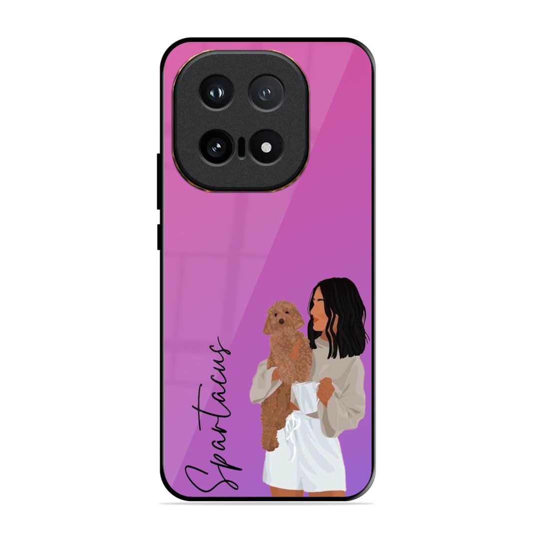 Customize Pet Name Glass Case For iQOO 15 5G