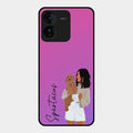 Customize Pet Name Glass Case For Iqoo Z9 5G