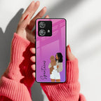 Customize Pet Name Glass Case For Motorola - ShopOnCliQ