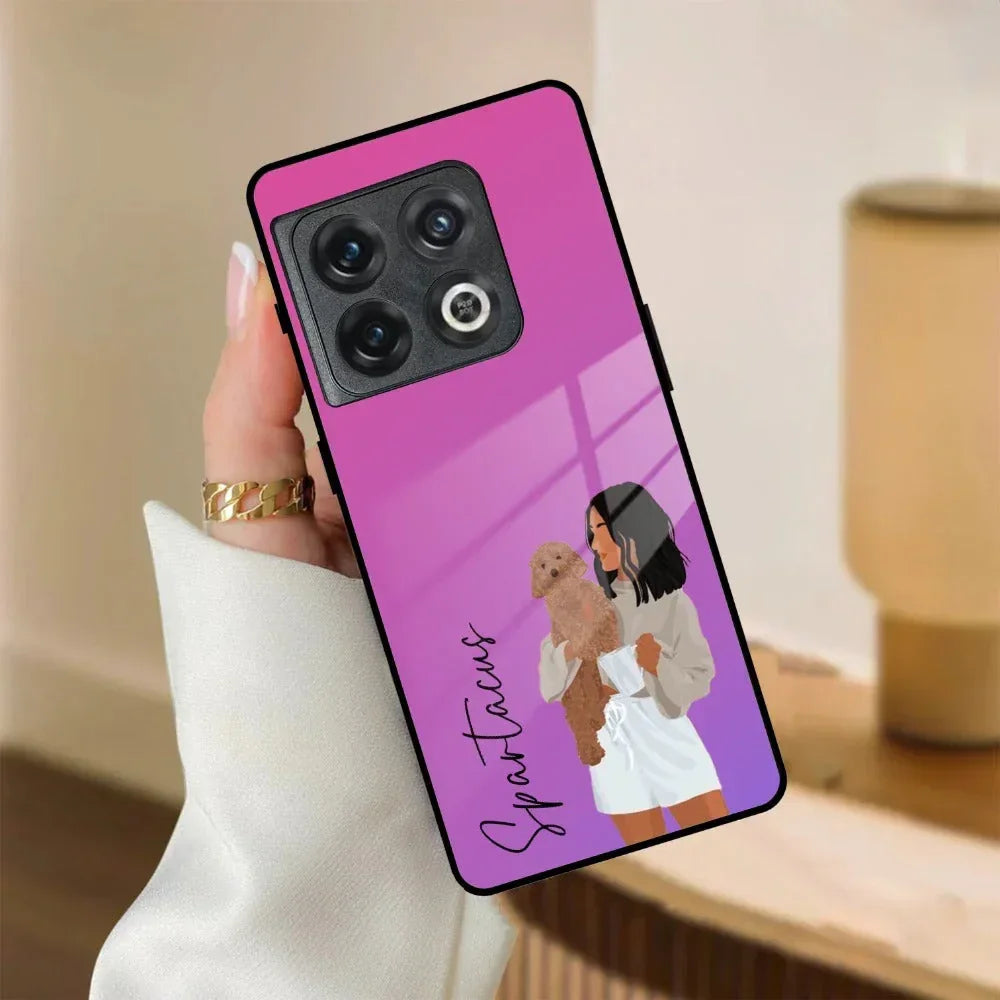 Customize Pet Name Glass Case For OnePlus - ShopOnCliQ