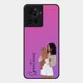 Customize Pet Name Glass Case For Oneplus 10R 5G