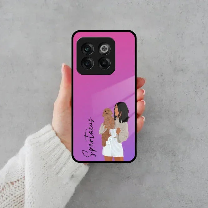 Customize Pet Name Glass Case For OnePlus - ShopOnCliQ