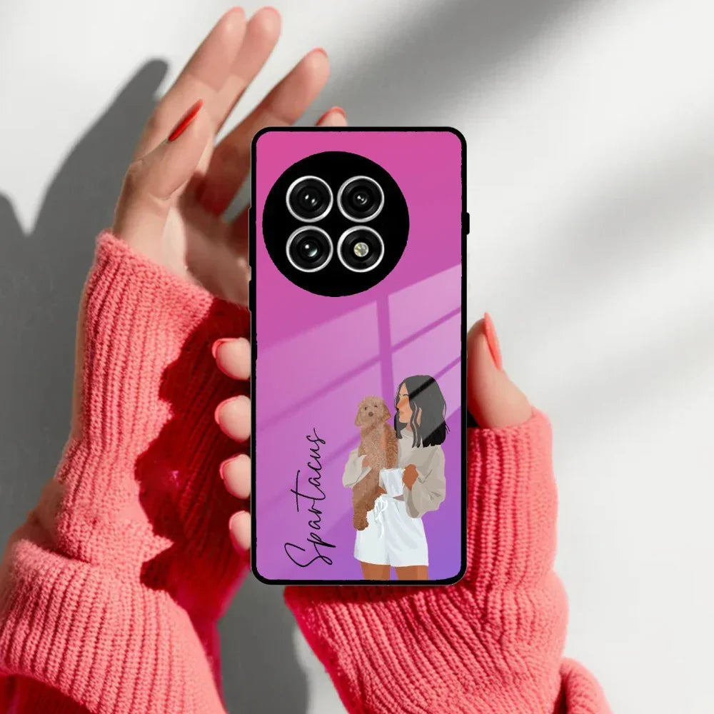 Customize Pet Name Glass Case For OnePlus - ShopOnCliQ