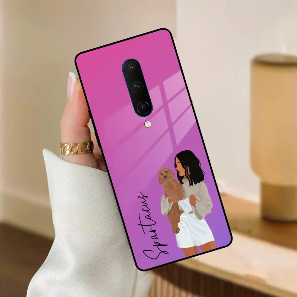 Customize Pet Name Glass Case For OnePlus - ShopOnCliQ