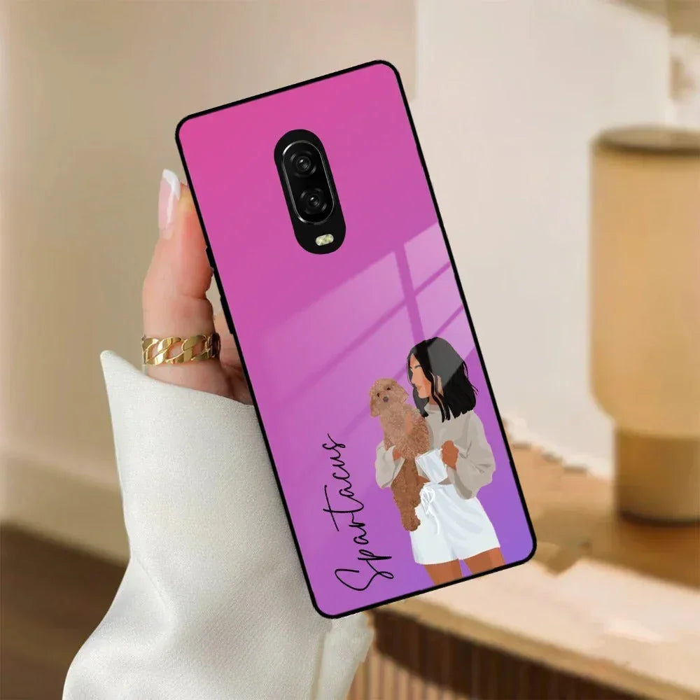 Customize Pet Name Glass Case For OnePlus - ShopOnCliQ