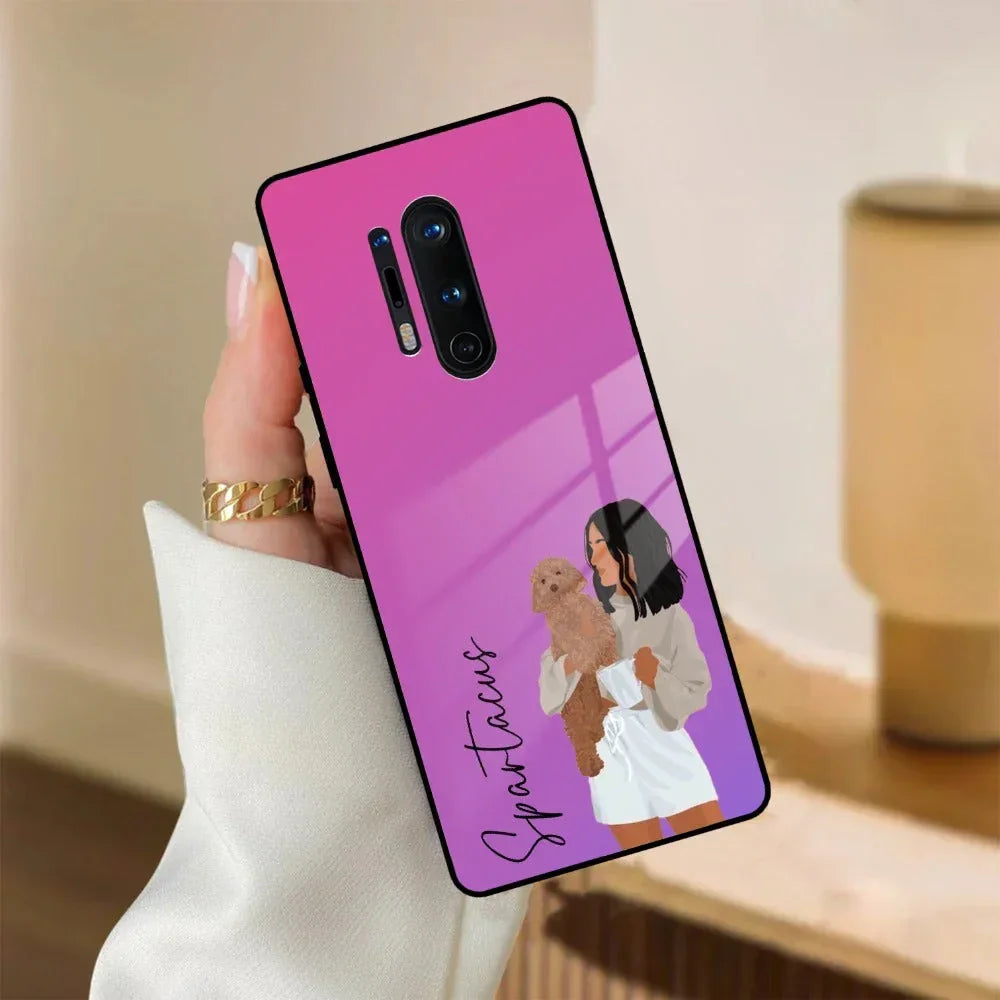 Customize Pet Name Glass Case For OnePlus - ShopOnCliQ