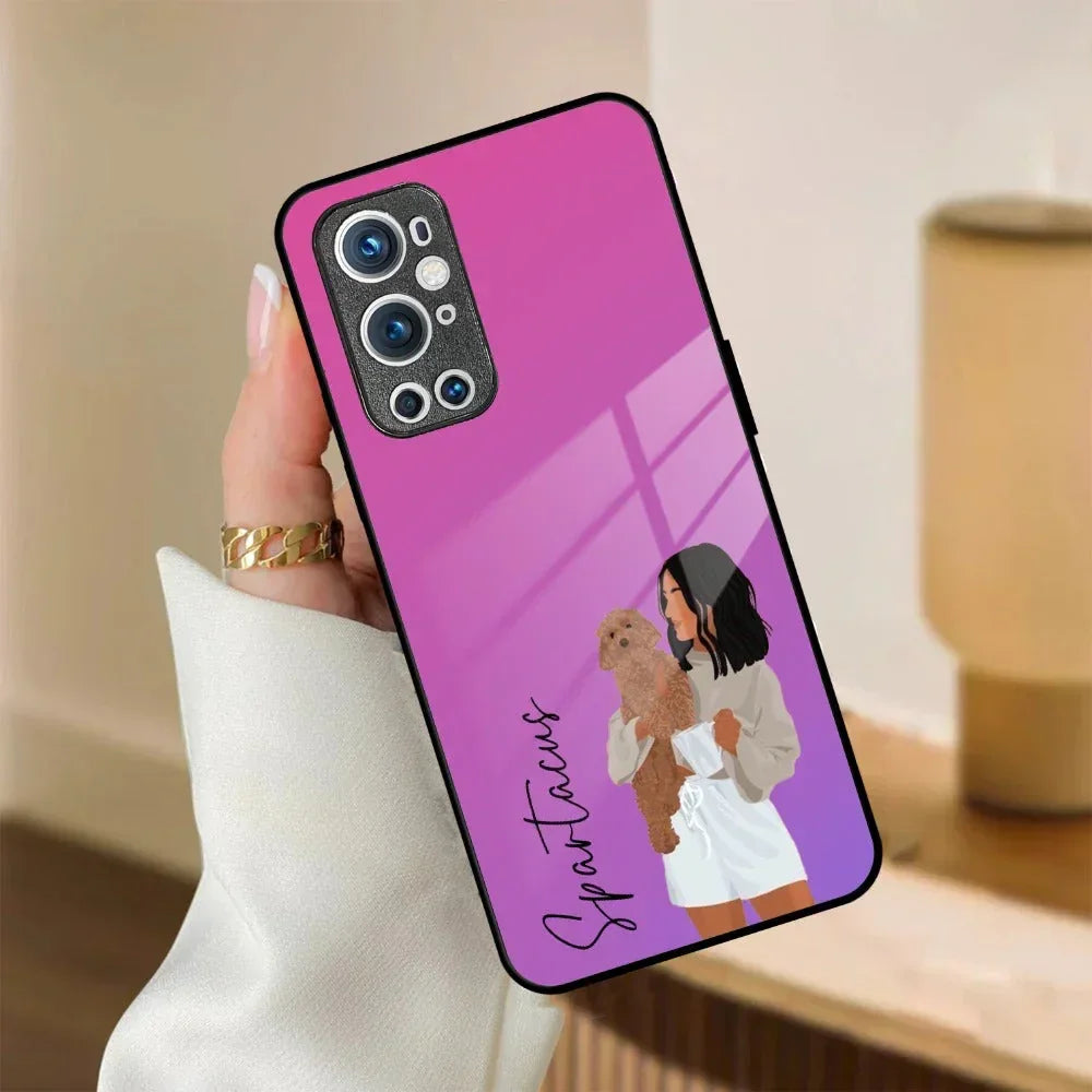 Customize Pet Name Glass Case For OnePlus - ShopOnCliQ