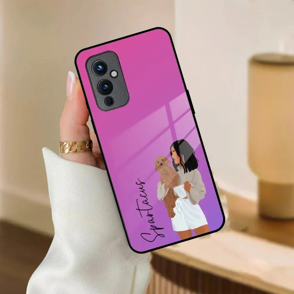 Customize Pet Name Glass Case For OnePlus - ShopOnCliQ
