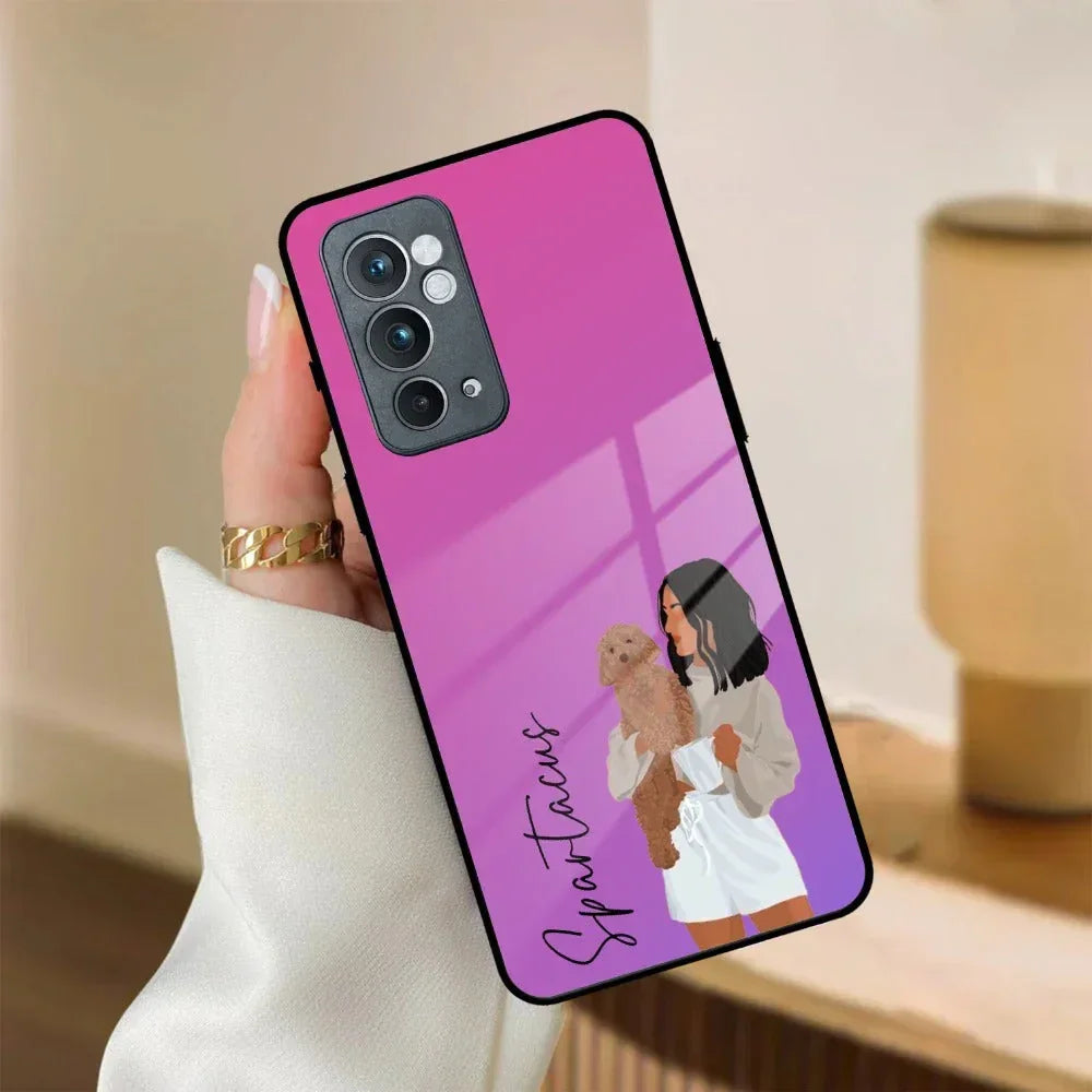 Customize Pet Name Glass Case For OnePlus - ShopOnCliQ